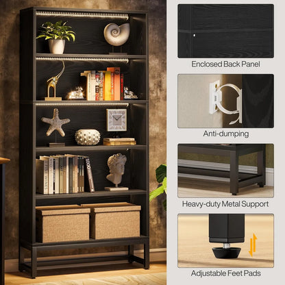 Nightshade LED Tall Bookcase