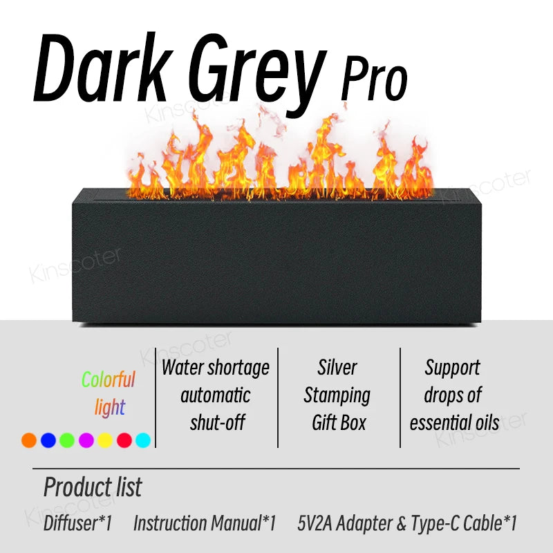 Flame LED Aroma Diffuser Humidifier