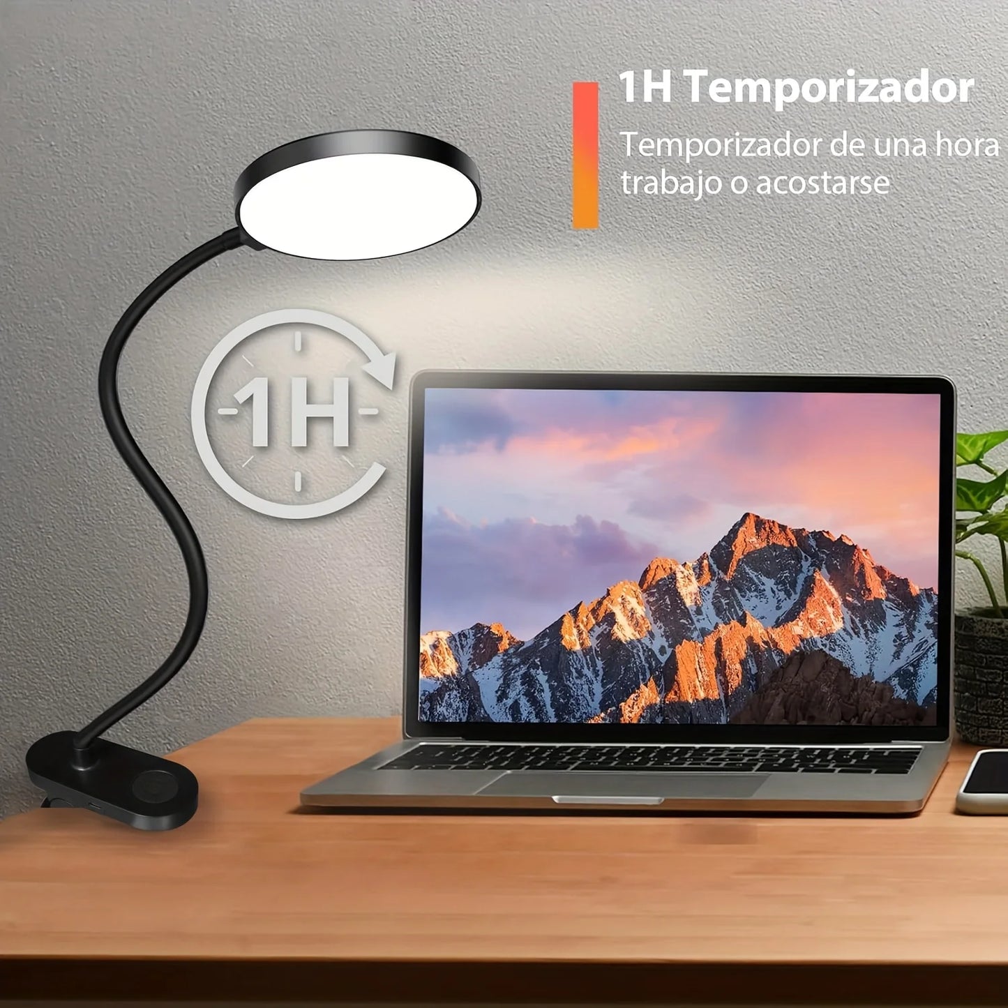 3.5in LED Clip Desk Lamp