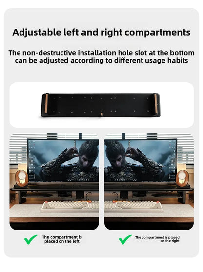 DeskMaster Modular Monitor Riser & Workspace Organizer