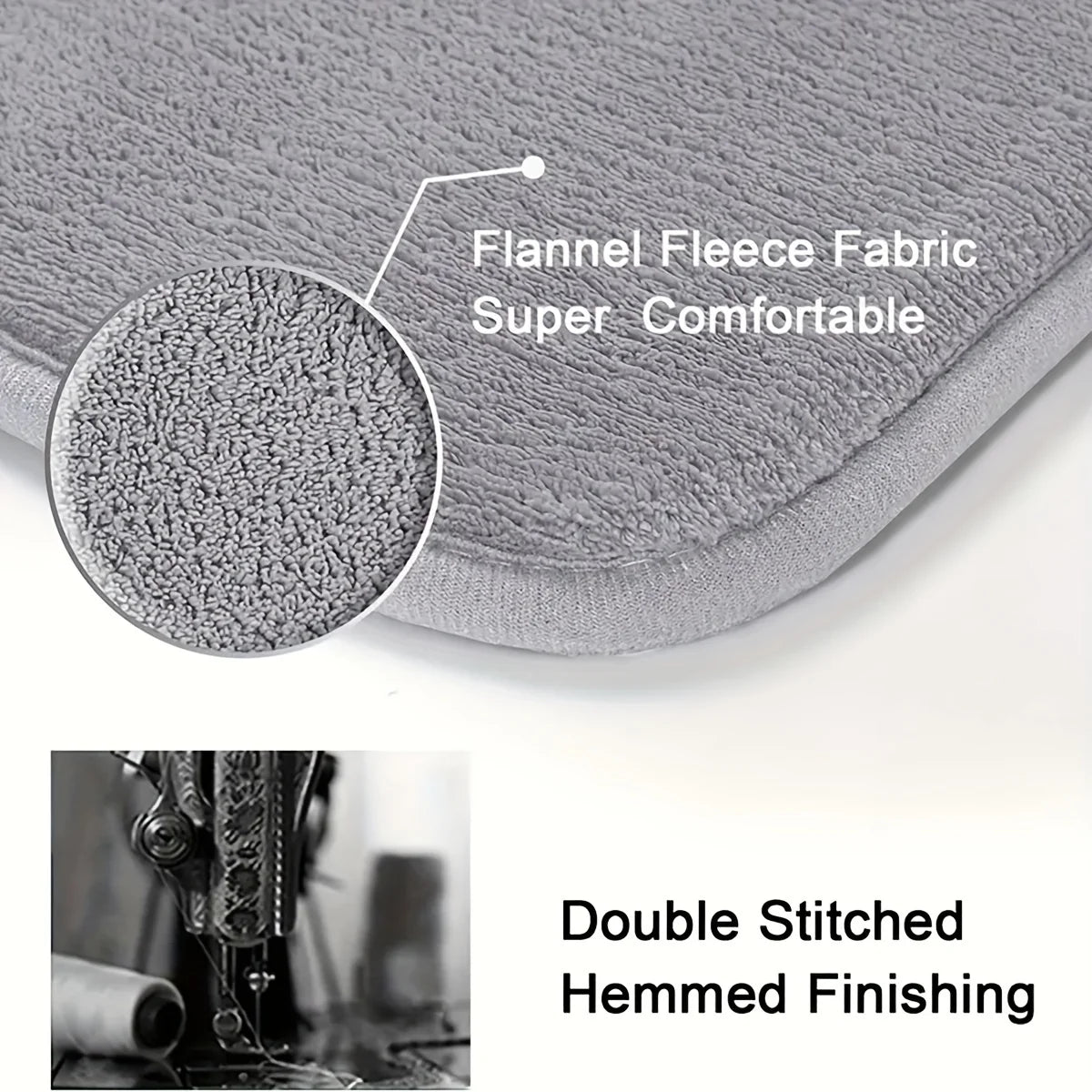 SolidDesk Flannel Chair Floor Mat