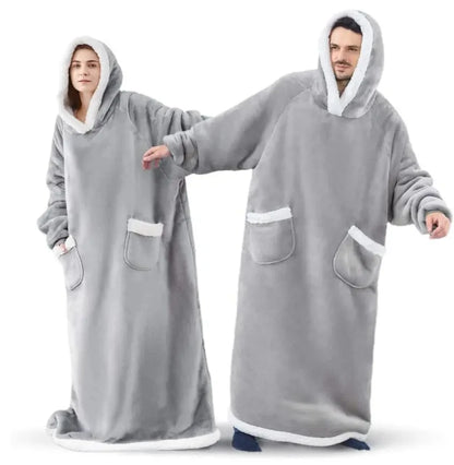 Oversized Fleece Blanket Hoodie
