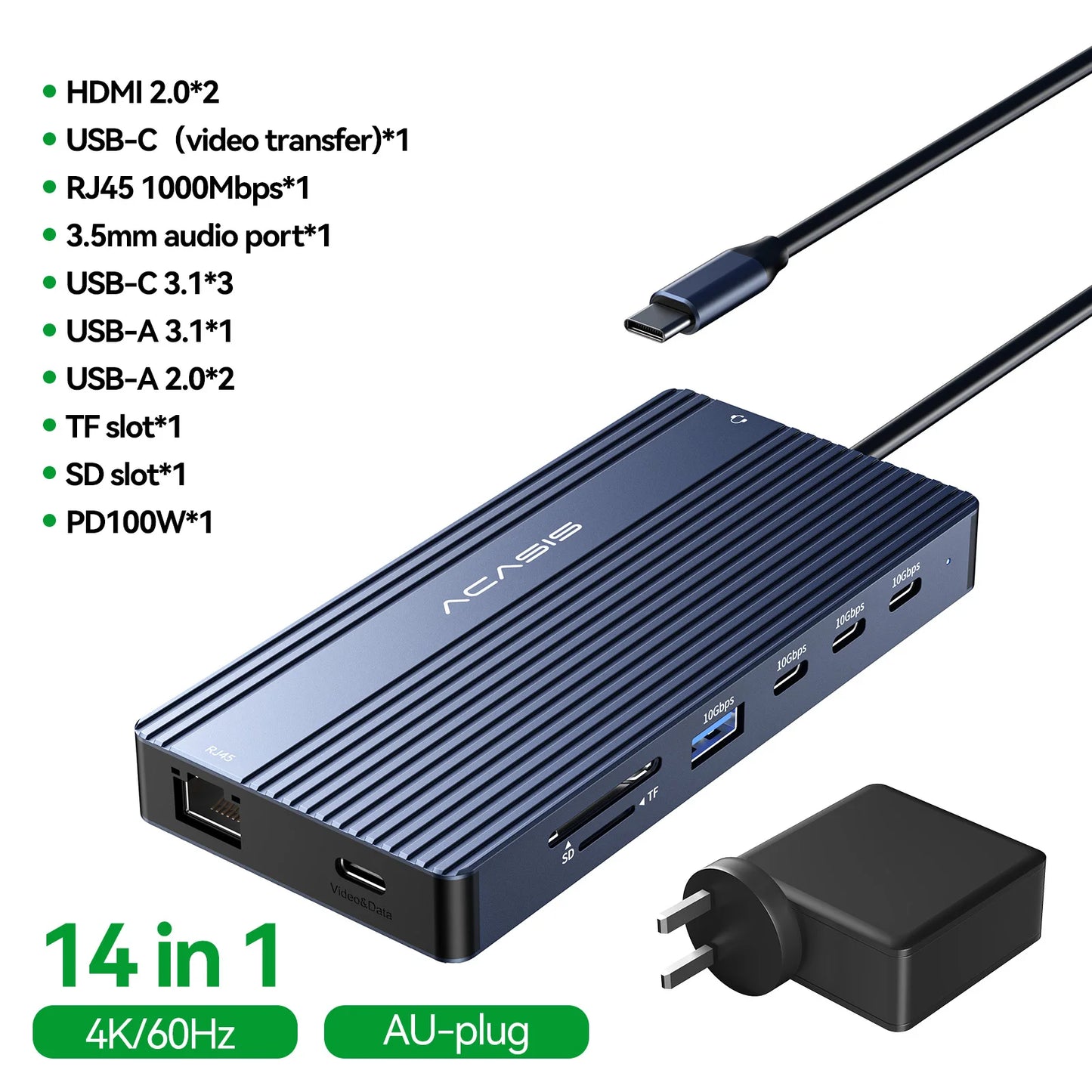 Acasis 14-in-1 Docking Station