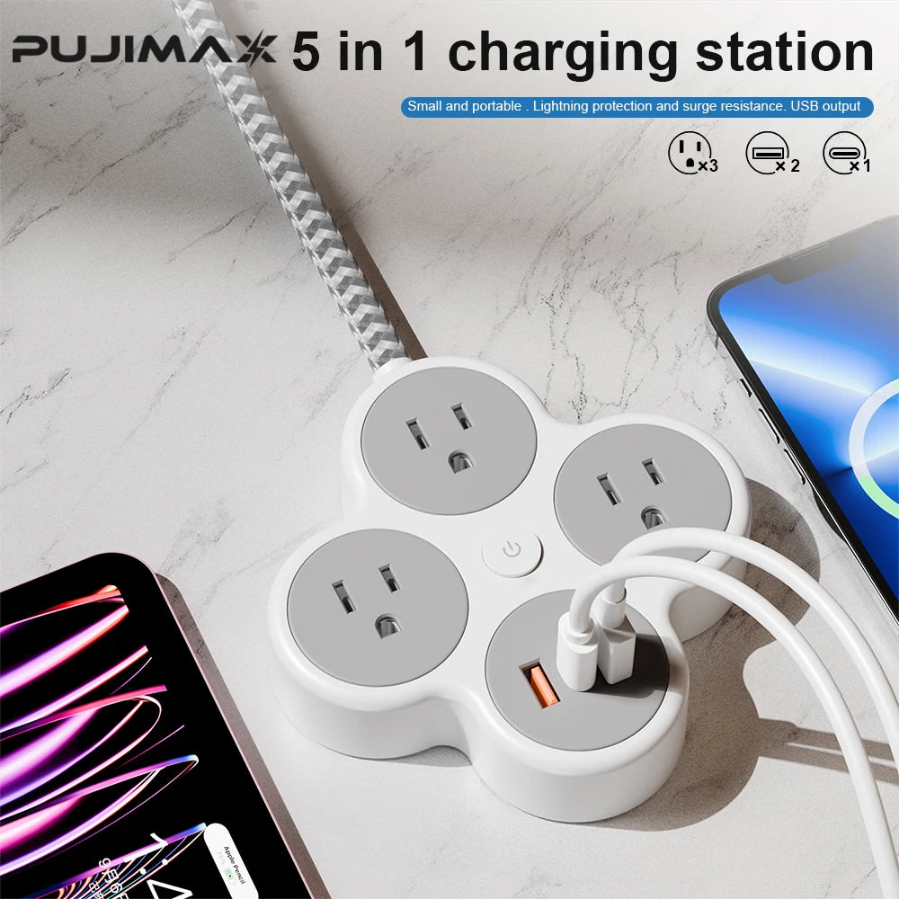 Braided Power Strip