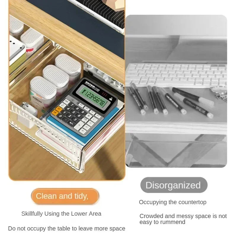 Invisible Pull-Out Storage Shelf