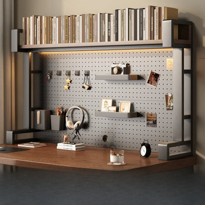 Pegboard Desktop Shelf Organizer