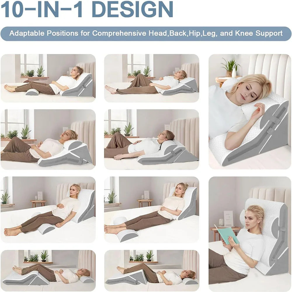 Wedge Pillow Set for Sleep