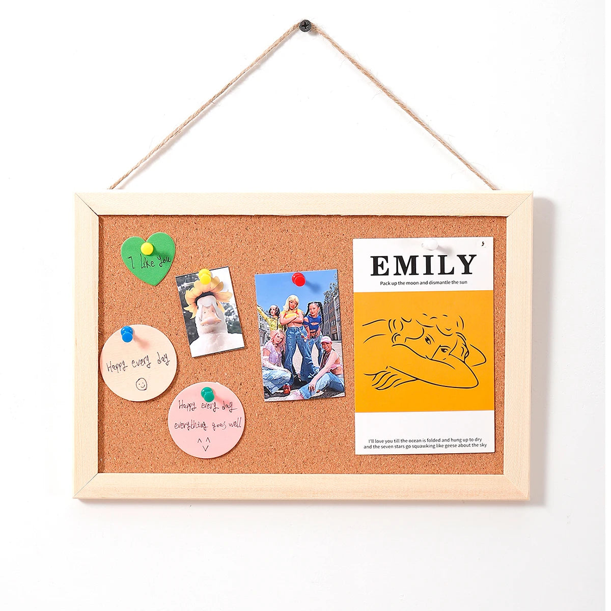 PinWall Cork Display Photo Board