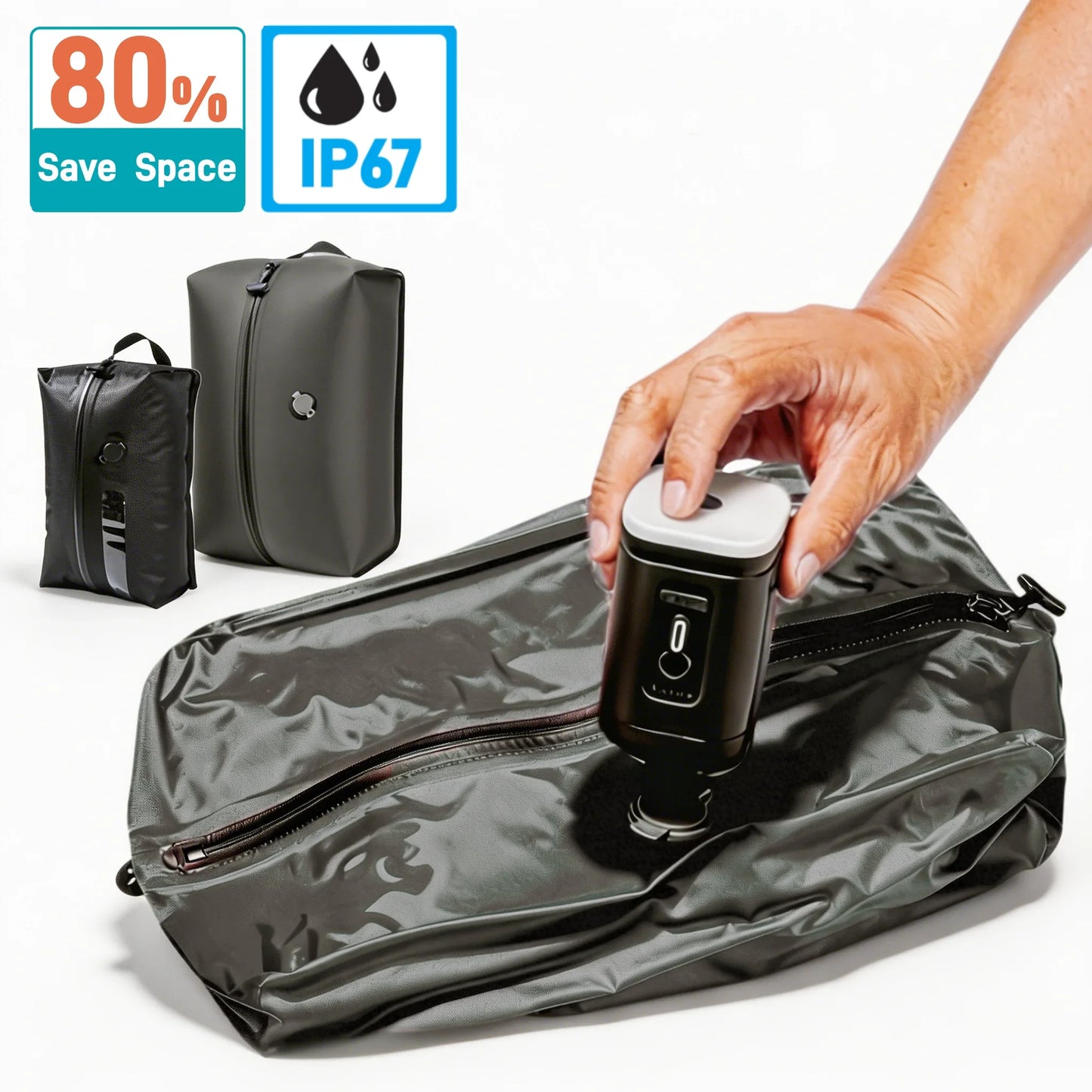VacuTravel Bags with Electric Pump