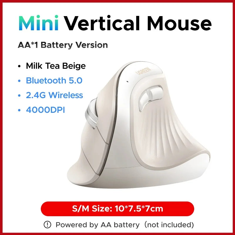 Vertical Ergonomic Wireless Mouse