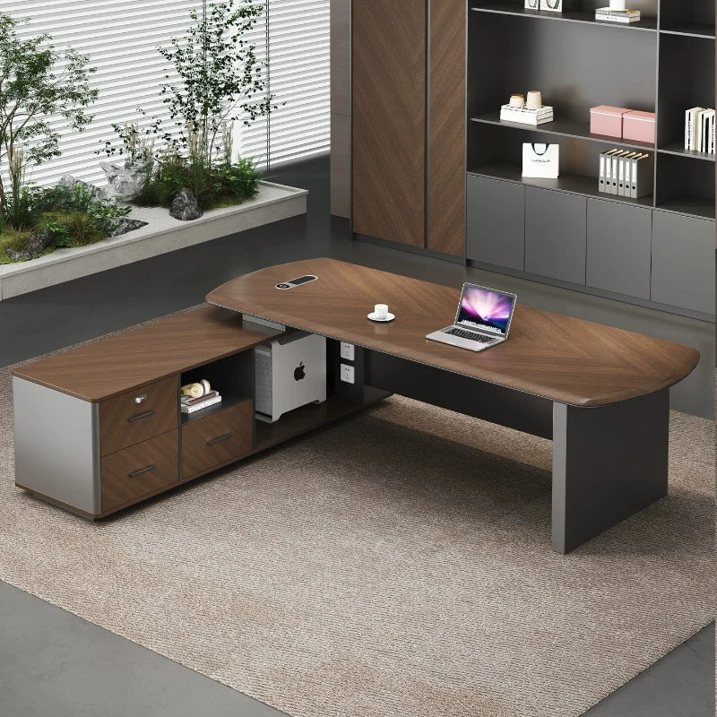 Dominion Executive L-Shaped Desk