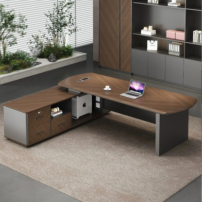 Dominion Executive L-Shaped Desk