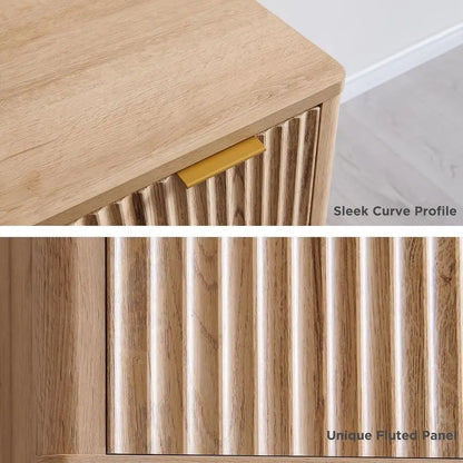L-Shaped Desk with Charging Station