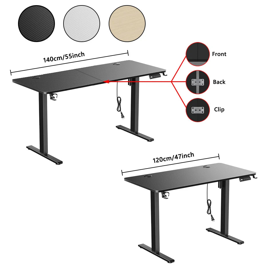Motorized Electric Sit-Stand Computer Desk