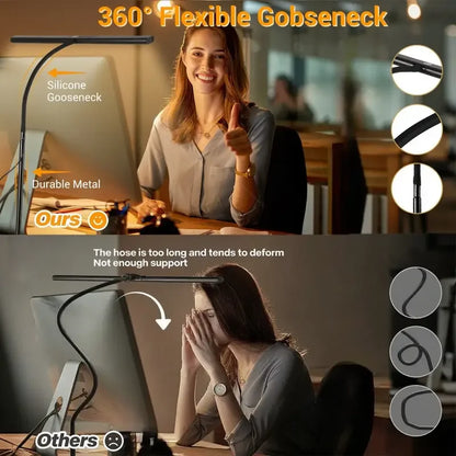 88-LED Sturdy Clamp Desk Lamp