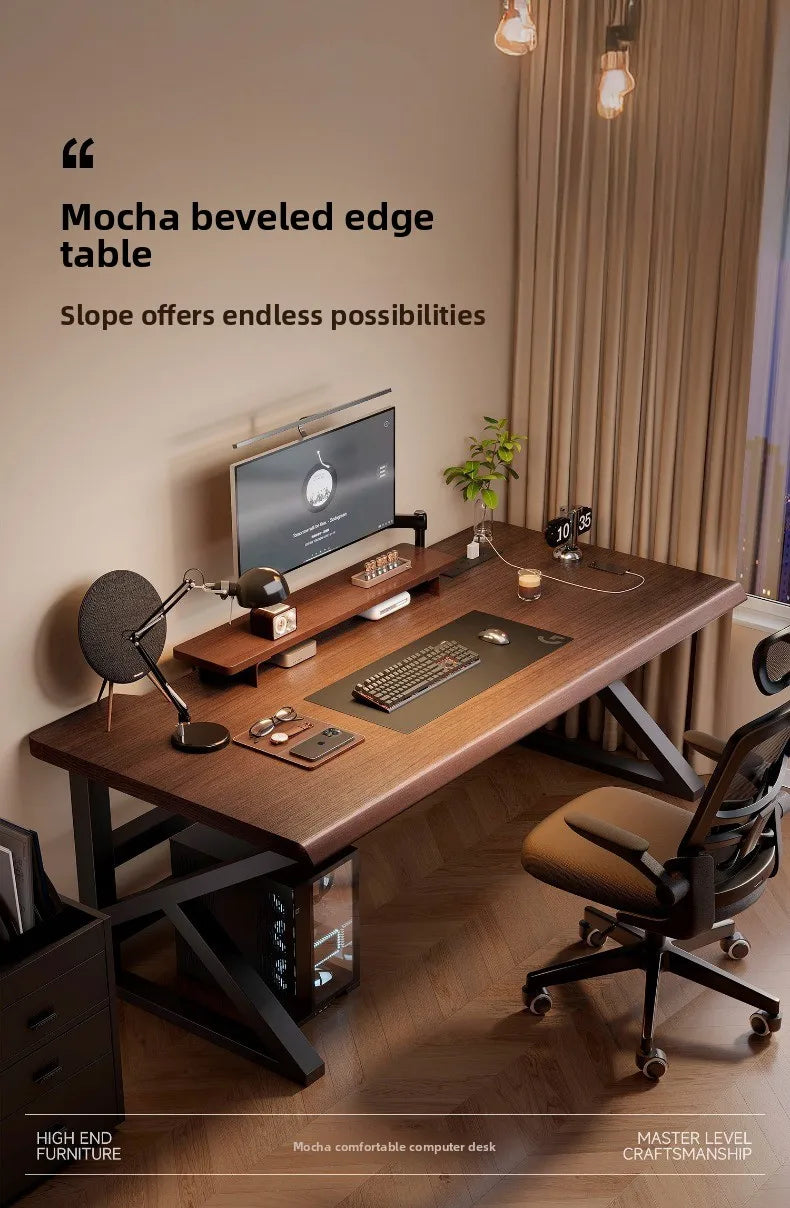 Onyx Rectangular Gaming Computer Desk