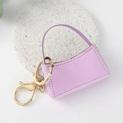 Candy Color Bag Charm Keychain