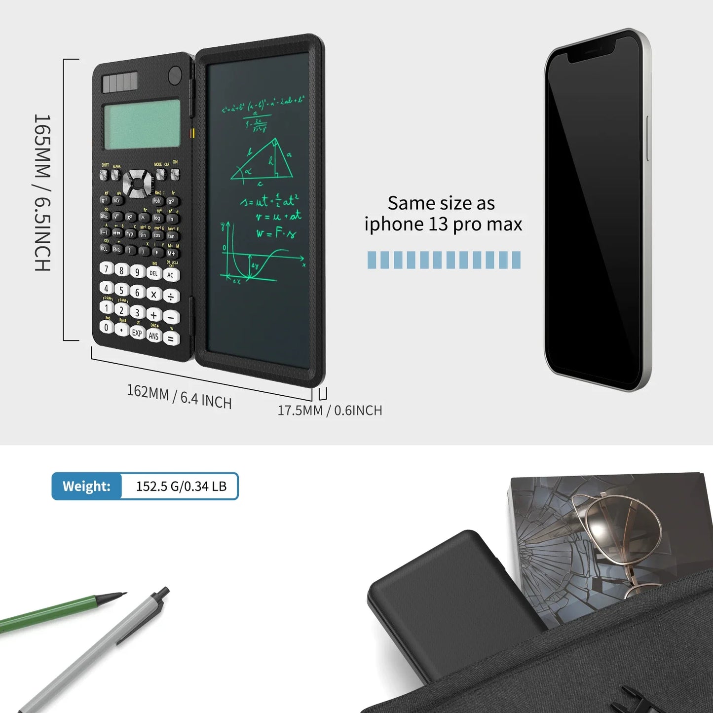 SciNote Scientific Calculator Combo