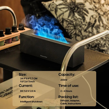 Flame LED Aroma Diffuser Humidifier
