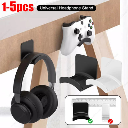 Adhesive Wall-Mount Headphone Stand