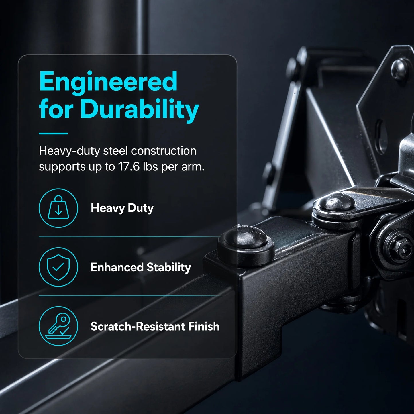 Kyspho Heavy-Duty Dual Monitor Mount