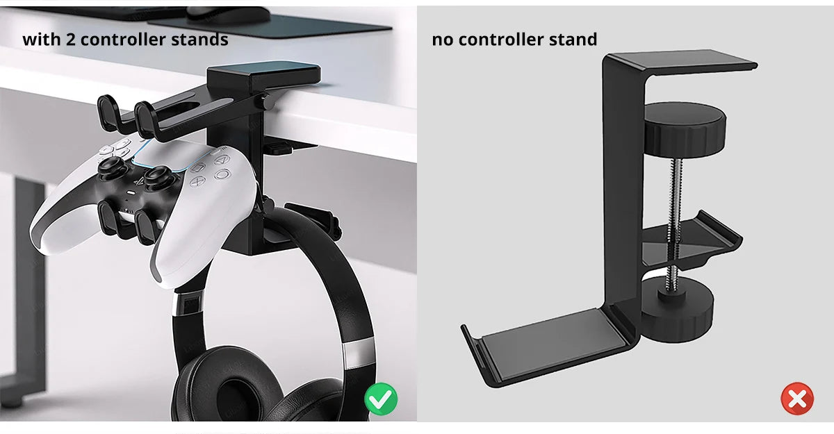 2-in-1 Controller Headphone Stand