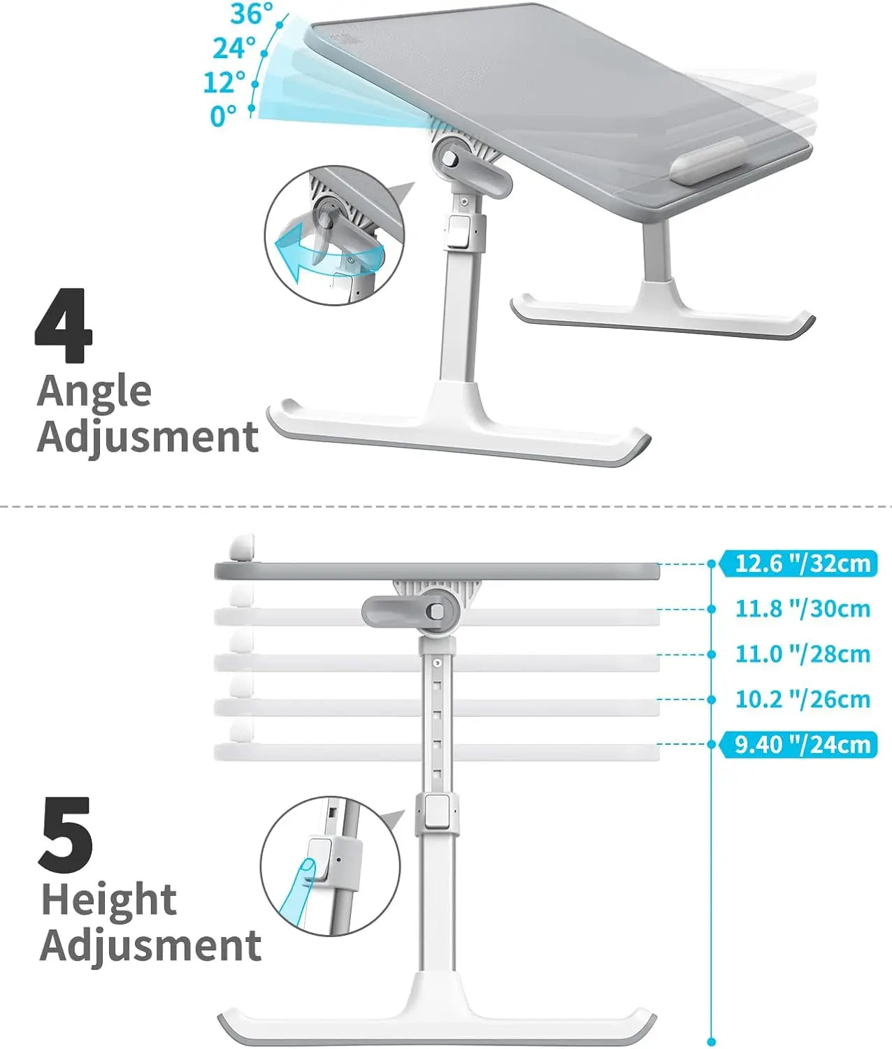 Adjustable Bed Lap Desk