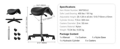 Adjustable Saddle Stool