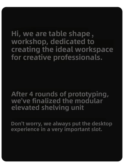 Z3 Pro Modular Solid Wood Monitor Riser