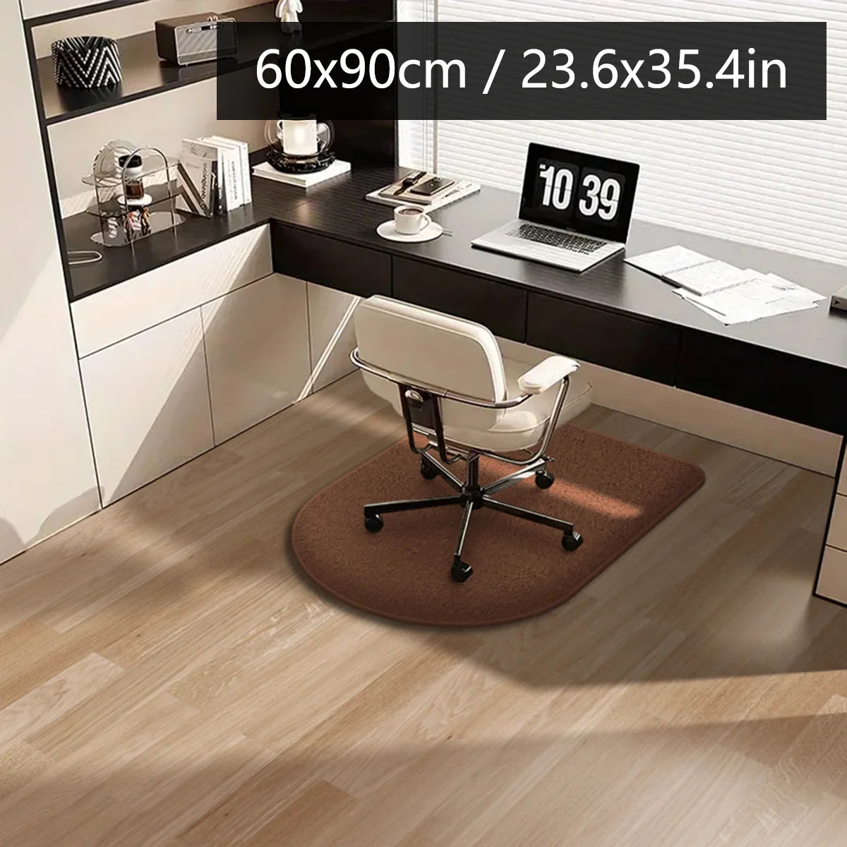 SolidDesk Flannel Chair Floor Mat
