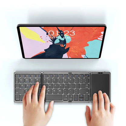 Mini Folding Bluetooth Keyboard + Touchpad