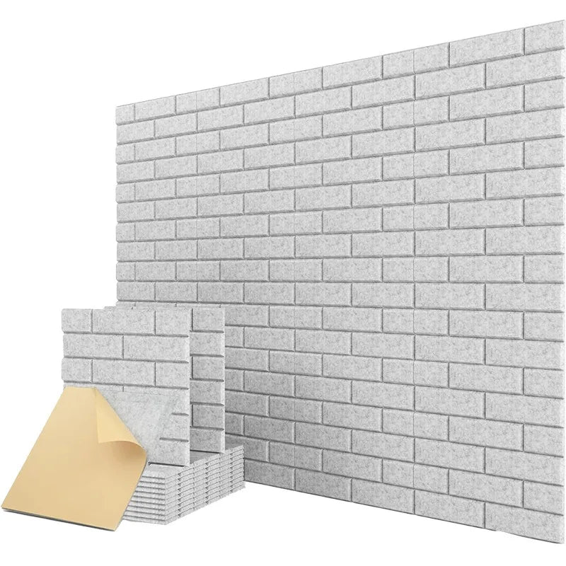 Felt Acoustic Brick Wall Panels