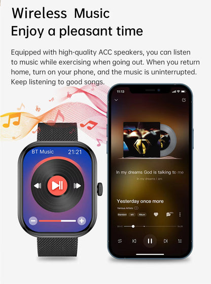 Health Smartwatch: BP, ECG, HRV & SpO2 Tracker