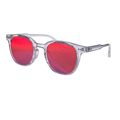 SHINU Women's Red Lens Glasses