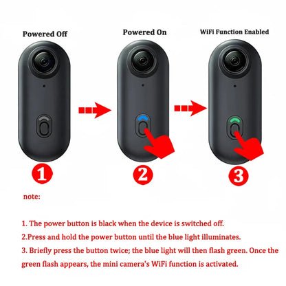1080P Mini Action Camera, Helmet & Bike Mount