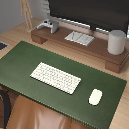 PU Leather Desk Mat with Wrist Support