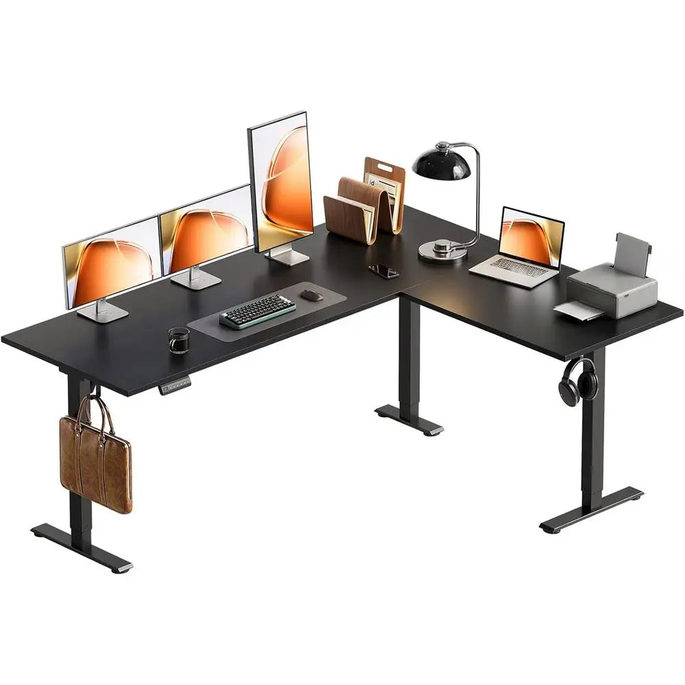 ElevatePro L-Shaped Electric Standing Desk
