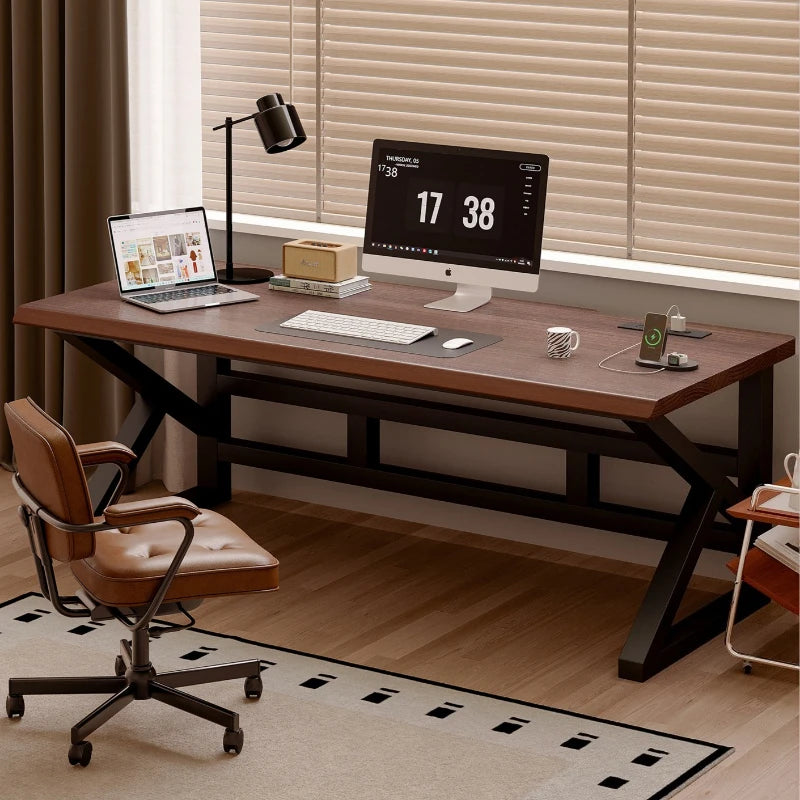 Onyx Rectangular Gaming Computer Desk