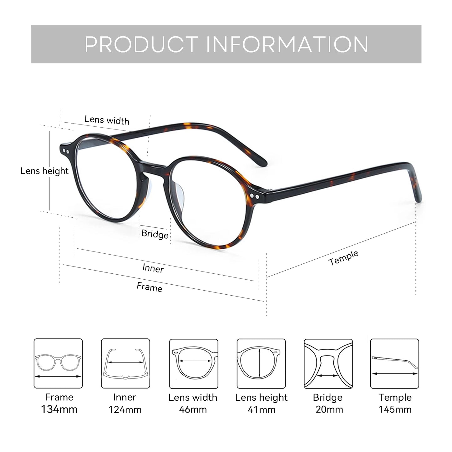 Retro Acetate Blue Light Glasses