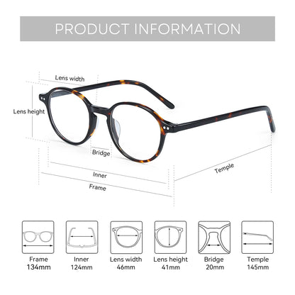Retro Acetate Blue Light Glasses