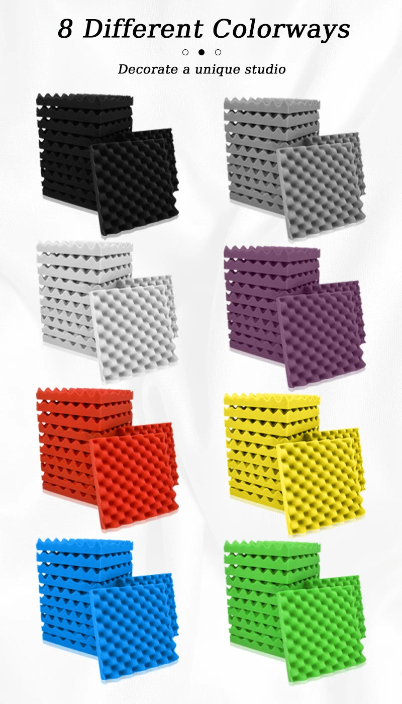 Egg Trough Acoustic Foam Panels