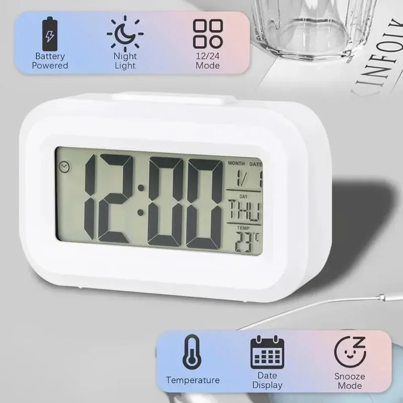 LED Backlight Digital Alarm Clock