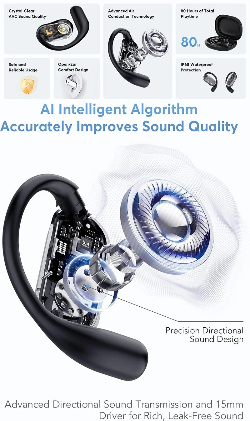 AI Translator Earbuds, 144 Languages
