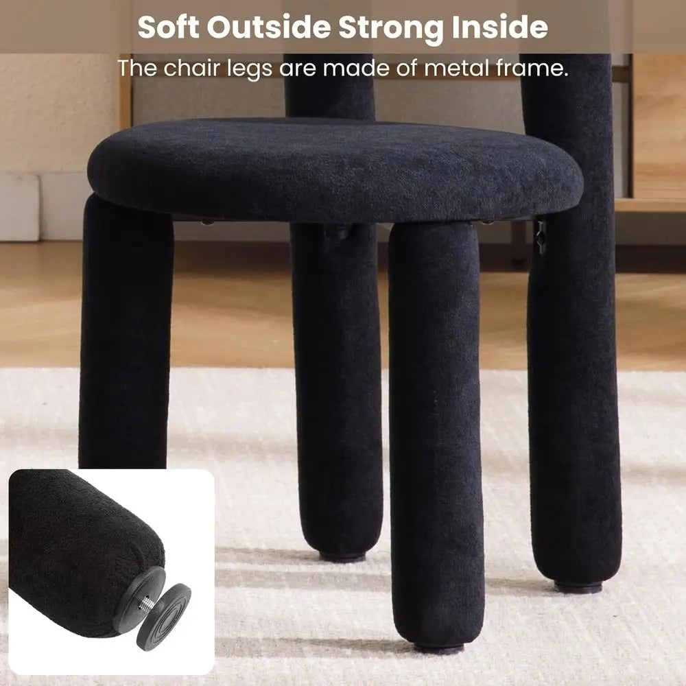 Ophelia Boucle Barrel Chairs