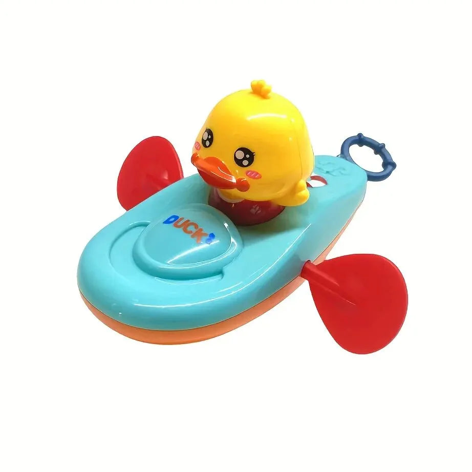 Yellow Duck Kayak Bath Toy for Kids