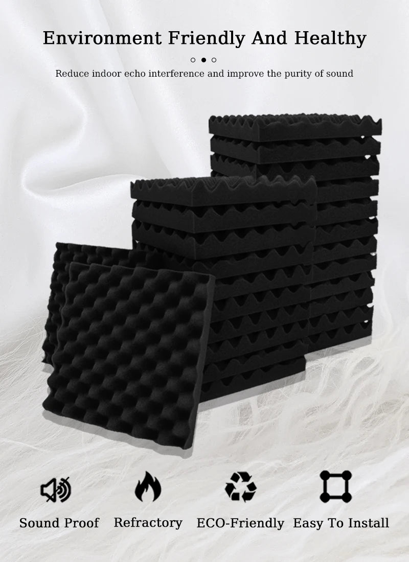 Egg Trough Acoustic Foam Panels