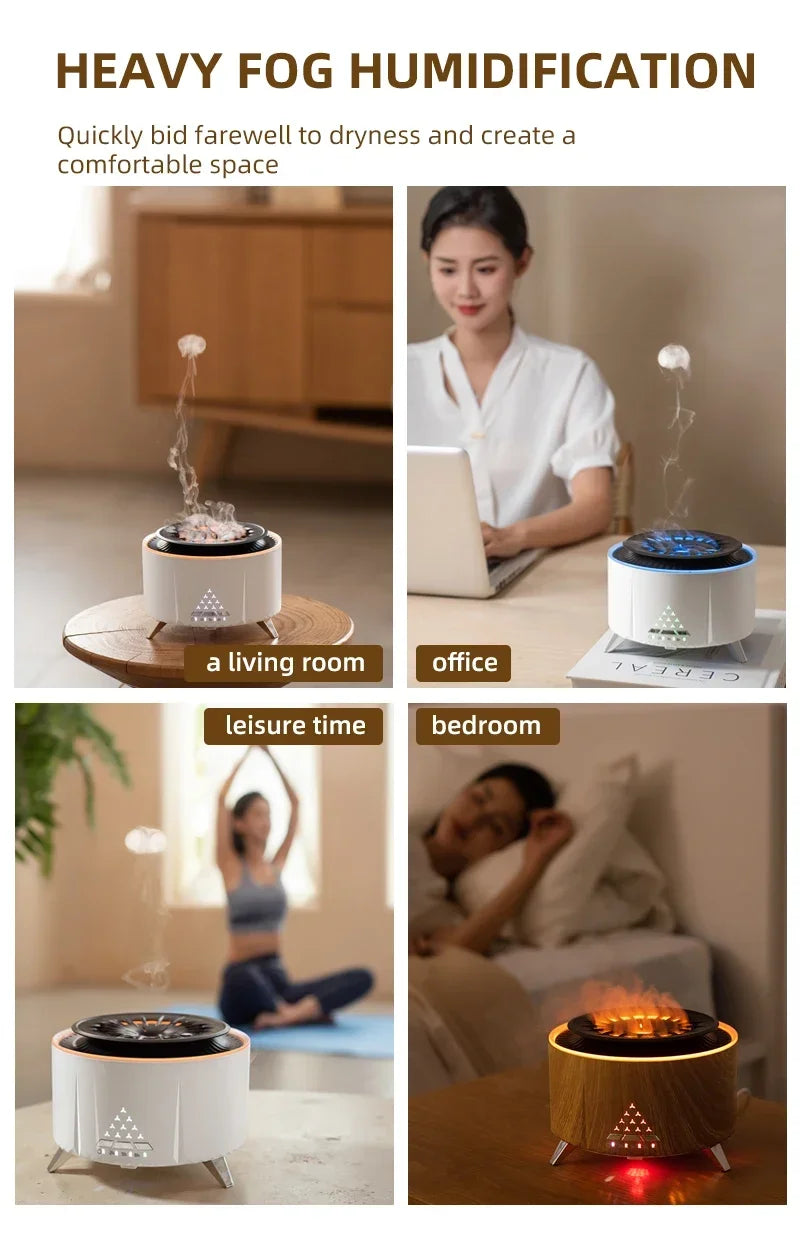 Flame Diffuser with White Noise