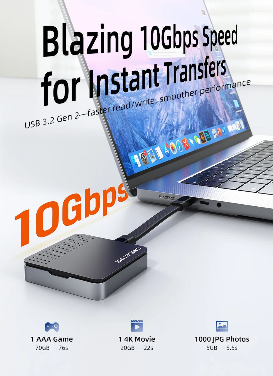 CABLETIME 16-in-1 Docking Station
