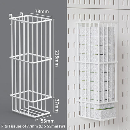 No-Drill Desktop Pegboard Organizer
