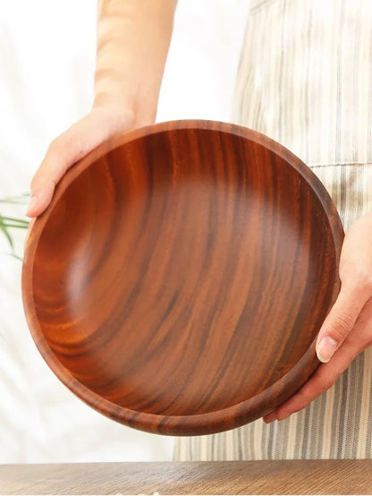 Acacia Wood Bowl, Japanese-Style Serving